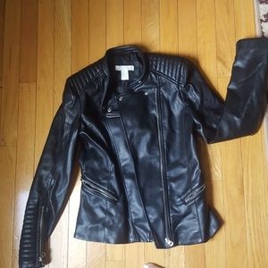H&M leather jacket